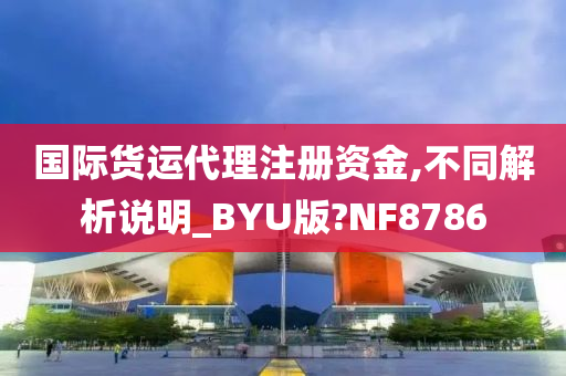 国际货运代理注册资金,不同解析说明_BYU版?NF8786