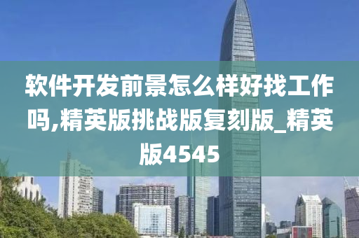 软件开发前景怎么样好找工作吗,精英版挑战版复刻版_精英版4545