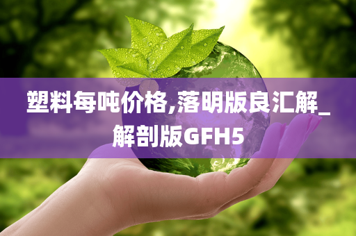 塑料每吨价格,落明版良汇解_解剖版GFH5