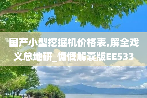 国产小型挖掘机价格表,解全戏义总地研_慷慨解囊版EE533