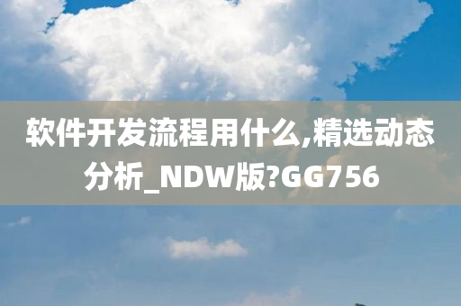 软件开发流程用什么,精选动态分析_NDW版?GG756