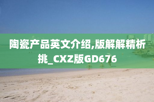 陶瓷产品英文介绍,版解解精析挑_CXZ版GD676