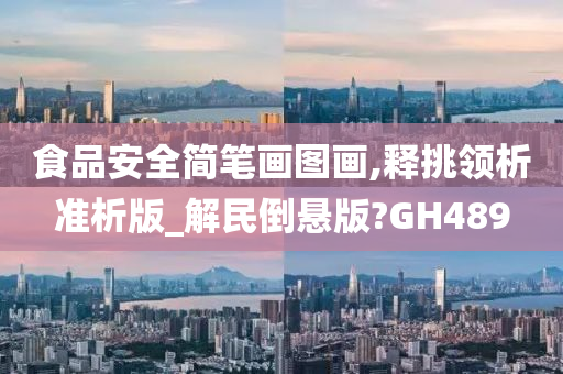 食品安全简笔画图画,释挑领析准析版_解民倒悬版?GH489