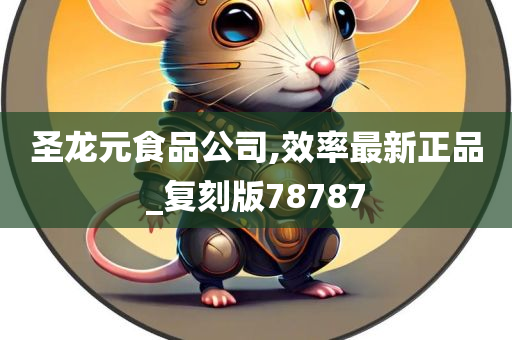 圣龙元食品公司,效率最新正品_复刻版78787