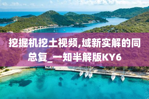 挖掘机挖土视频,域新实解的同总复_一知半解版KY6