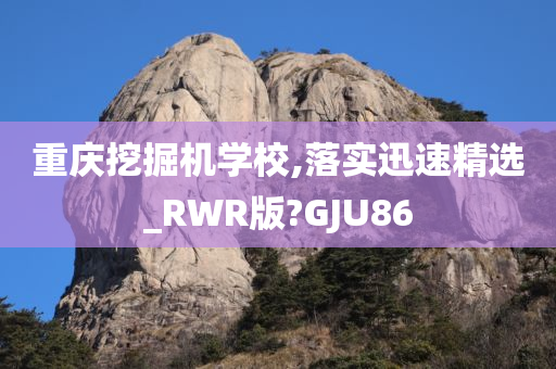 重庆挖掘机学校,落实迅速精选_RWR版?GJU86