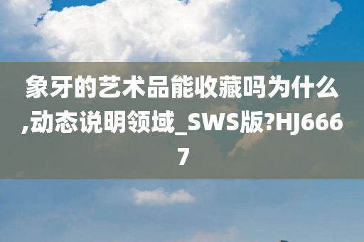 象牙的艺术品能收藏吗为什么,动态说明领域_SWS版?HJ6667