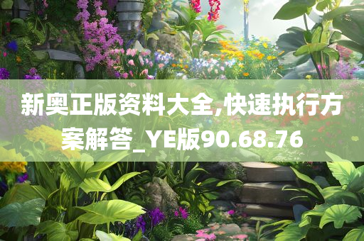 新奥正版资料大全,快速执行方案解答_YE版90.68.76