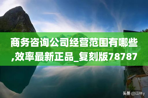 商务咨询公司经营范围有哪些,效率最新正品_复刻版78787