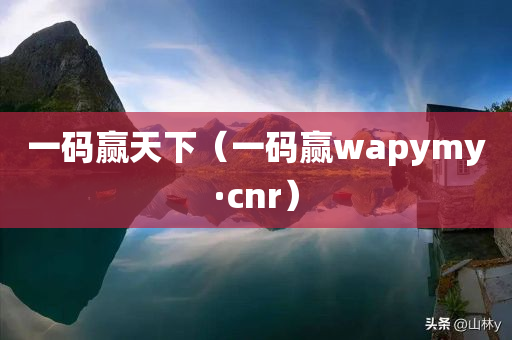 一码赢天下（一码赢wapymy·cnr）