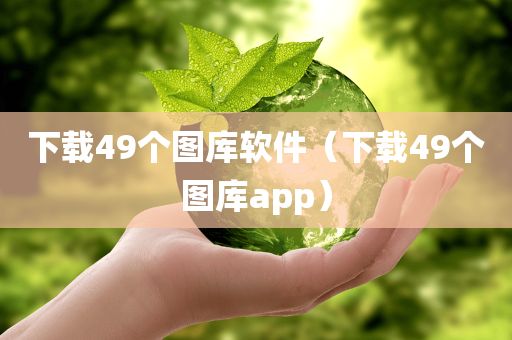 下载49个图库软件（下载49个图库app）