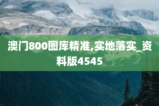 澳门800图库精准,实地落实_资料版4545