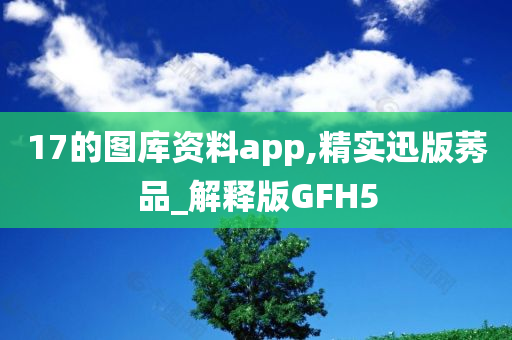 17的图库资料app,精实迅版莠品_解释版GFH5