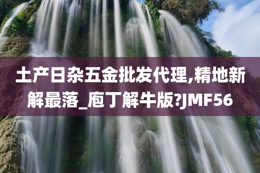 土产日杂五金批发代理,精地新解最落_庖丁解牛版?JMF56