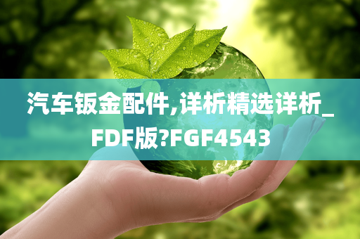 汽车钣金配件,详析精选详析_FDF版?FGF4543