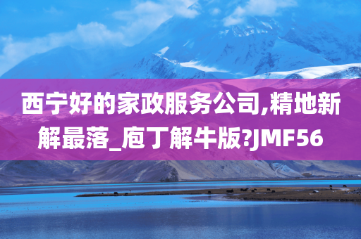 西宁好的家政服务公司,精地新解最落_庖丁解牛版?JMF56