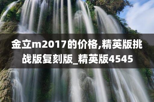 金立m2017的价格,精英版挑战版复刻版_精英版4545