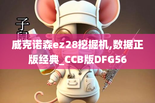 威克诺森ez28挖掘机,数据正版经典_CCB版DFG56