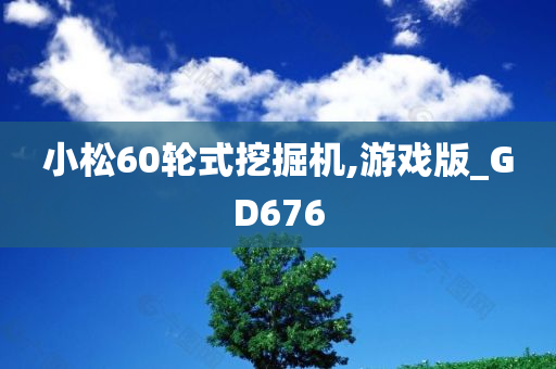 小松60轮式挖掘机,游戏版_GD676