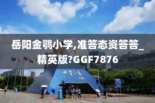 岳阳金鹗小学,准答态资答答_精英版?GGF7876