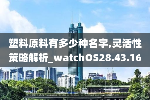 塑料原料有多少种名字,灵活性策略解析_watchOS28.43.16