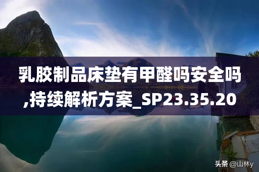 乳胶制品床垫有甲醛吗安全吗,持续解析方案_SP23.35.20