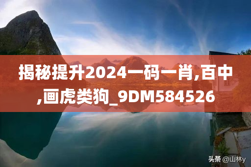 揭秘提升2024一码一肖,百中,画虎类狗_9DM584526