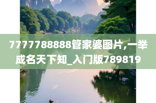 7777788888管家婆图片,一举成名天下知_入门版789819