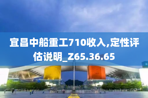 宜昌中船重工710收入,定性评估说明_Z65.36.65