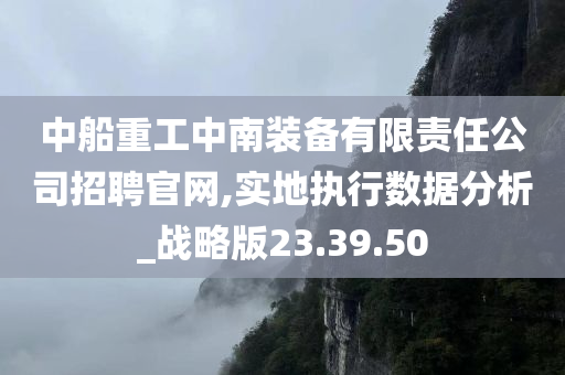 中船重工中南装备有限责任公司招聘官网,实地执行数据分析_战略版23.39.50