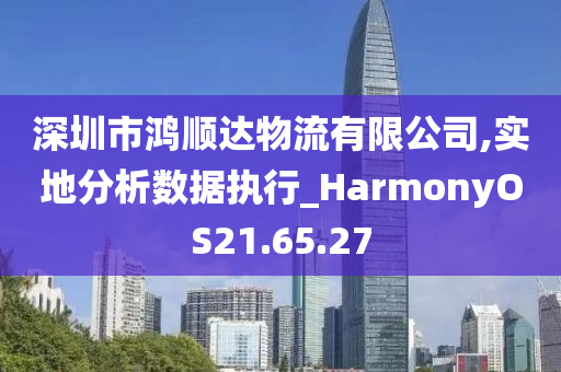 深圳市鸿顺达物流有限公司,实地分析数据执行_HarmonyOS21.65.27