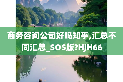 商务咨询公司好吗知乎,汇总不同汇总_SOS版?HJH66