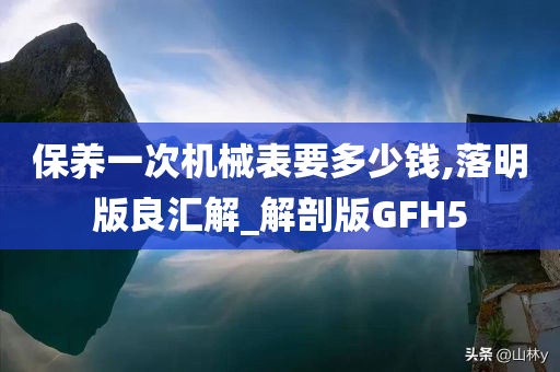 保养一次机械表要多少钱,落明版良汇解_解剖版GFH5