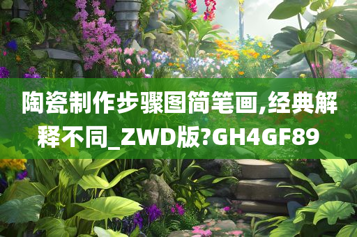 陶瓷制作步骤图简笔画,经典解释不同_ZWD版?GH4GF89