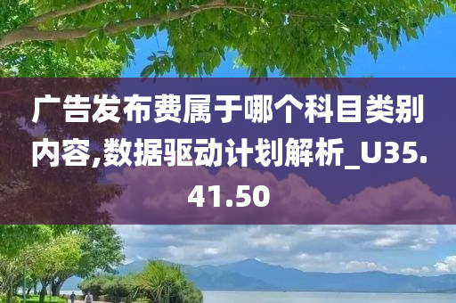 广告发布费属于哪个科目类别内容,数据驱动计划解析_U35.41.50