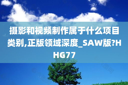 摄影和视频制作属于什么项目类别,正版领域深度_SAW版?HHG77