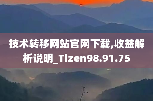 技术转移网站官网下载,收益解析说明_Tizen98.91.75