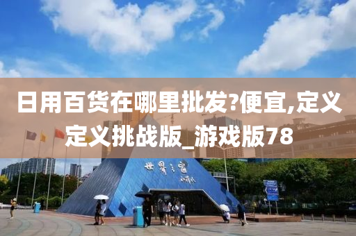 日用百货在哪里批发?便宜,定义定义挑战版_游戏版78