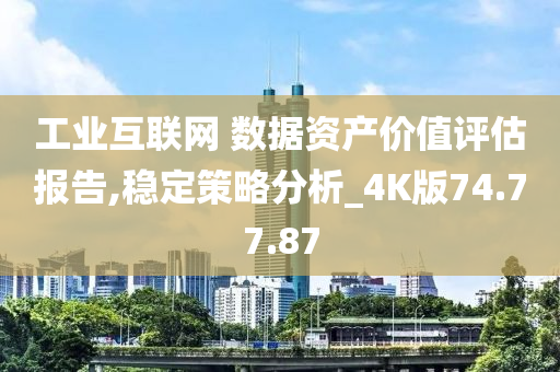 工业互联网 数据资产价值评估报告,稳定策略分析_4K版74.77.87