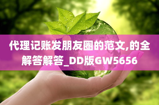 代理记账发朋友圈的范文,的全解答解答_DD版GW5656