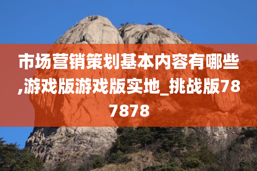 市场营销策划基本内容有哪些,游戏版游戏版实地_挑战版787878