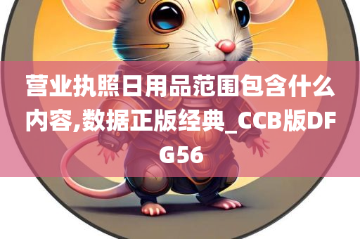 营业执照日用品范围包含什么内容,数据正版经典_CCB版DFG56