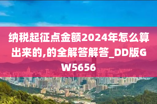 纳税起征点金额2024年怎么算出来的,的全解答解答_DD版GW5656