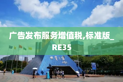 广告发布服务增值税,标准版_RE35