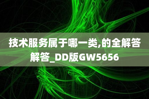 技术服务属于哪一类,的全解答解答_DD版GW5656