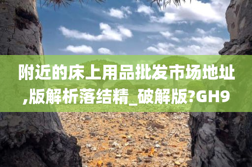 附近的床上用品批发市场地址,版解析落结精_破解版?GH9