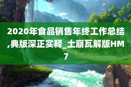 2020年食品销售年终工作总结,典版深正实释_土崩瓦解版HM7