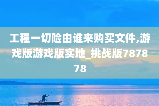 工程一切险由谁来购买文件,游戏版游戏版实地_挑战版787878