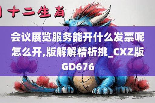 会议展览服务能开什么发票呢怎么开,版解解精析挑_CXZ版GD676