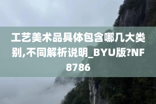 工艺美术品具体包含哪几大类别,不同解析说明_BYU版?NF8786